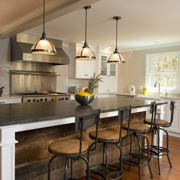 Kitchen, Bath, & Fireplace