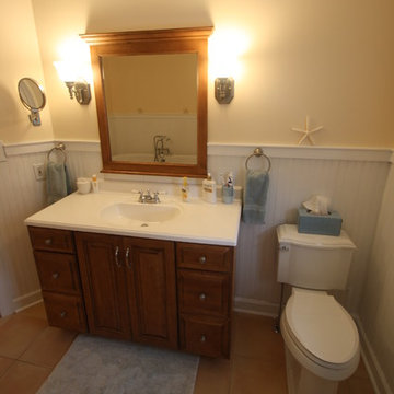 Bathroom remodel, claw foot tub, walk-in shower, older home 10998