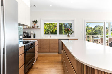 This is an example of a kitchen in Central Coast.