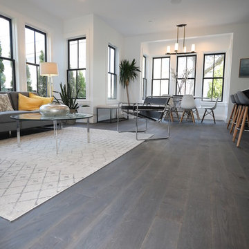 Grey and Yellow Cambridge Apartment