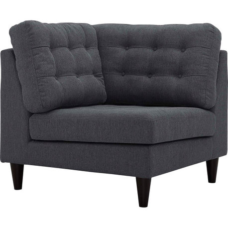 Empress Upholstered Fabric Corner Sofa by Modway