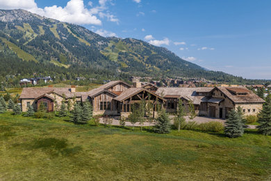 Inspiration for a rustic exterior home remodel in Other
