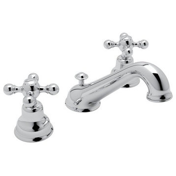Rohl Arcana 1.2 GPM Lavatory Faucet with 2 Lever Handles, Polished Chrome