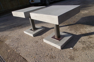 industrial concrete tables