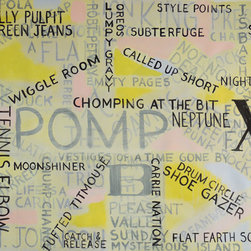 Pomp X - Conceptual Word Painting Print - Fine Art Prints