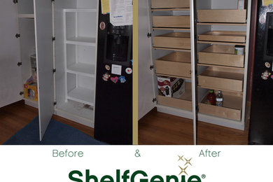 ShelfGenie Glide-Out Before & Afters
