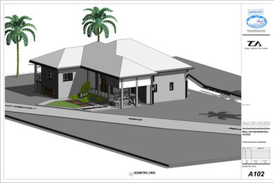 Residential house, SVG
