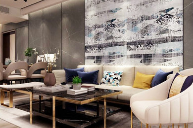 Example of a living room design in DC Metro