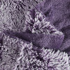 Woolly Mammoth Throw Blanket, Purple