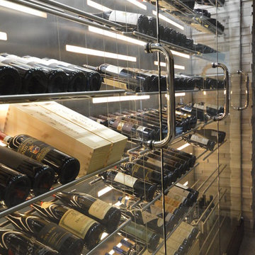 Contemporary Wine Cabinet - Tension Cable Series