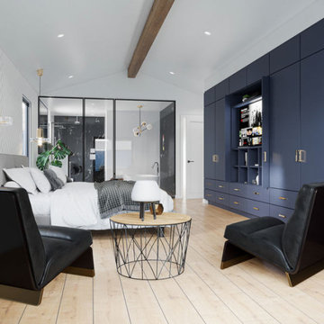 Modern Master Bedroom Remodel at The Oaks Calabasas