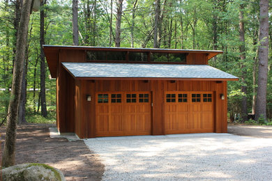Garage - contemporary garage idea in Boston