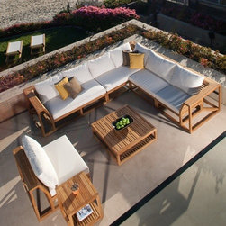 Maya 7 Piece Lounge Set - 70230 - Outdoor Sofas