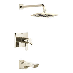Pivotal&trade; Bath Collection: T17T499-PN-B1 - Tub And Shower Faucet Sets