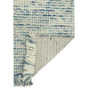 Oshawa Cozy Wool Hand-Woven Area Rug, Blue, 8'x10'