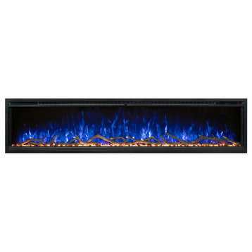 Modern Flames SPECTRUM SLIMLINE 74″ Linear Electric Fireplace SPS-74B