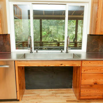 Heart Pine Kitchen