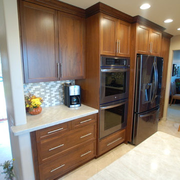 San Carlos - Traditional Kitchen Remodel Featuring Walnut Cabinetry