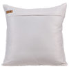 Damask 14"x14" Velvet White Pillows Cover, Gold Festive