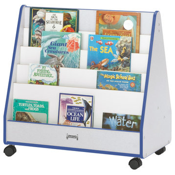 Rainbow Accents Pick-a-Book Stand - Mobile - Blue