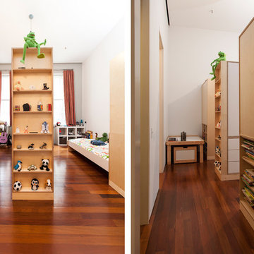 Tribeca; Siblings' shared room with divider