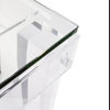 Console Table HOWARD ELLIOTT CLARETTE Crystal Clear Acrylic Tempered