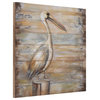 Yosemite Home Decor "Vintage and Winged" Wood Wall Art in Multi-Color