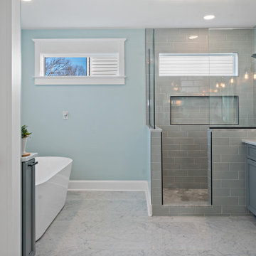Two Story Alexandria Kitchen Provides Space and Coziness
