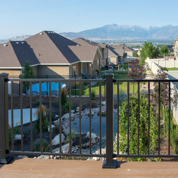 Entertainment Size | 2 Story Pergola Deck with Spiral Staircase
