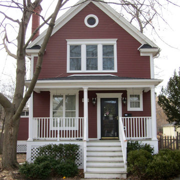 Wilmette, IL Farm Style Home Remodel Windows & Siding