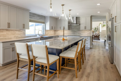 Transitional kitchen photo in San Diego