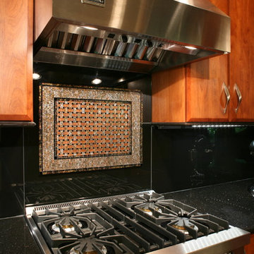 Glass Medalian Backsplash