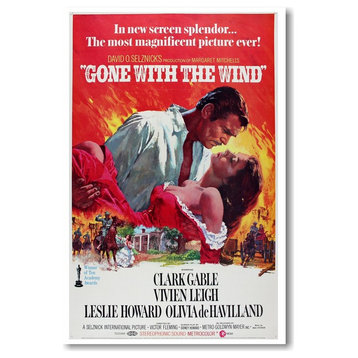 "Gone With the Wind," New Vintaged Movie Poster