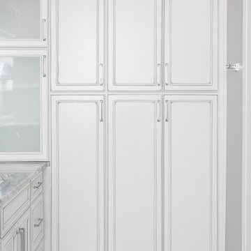 Elegant White Onyx Master Bathroom