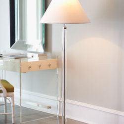 Clear Lucite Floor Lamp - Floor Lamps