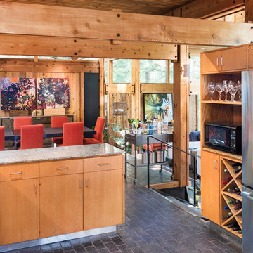 Modern Cedar Kitchen