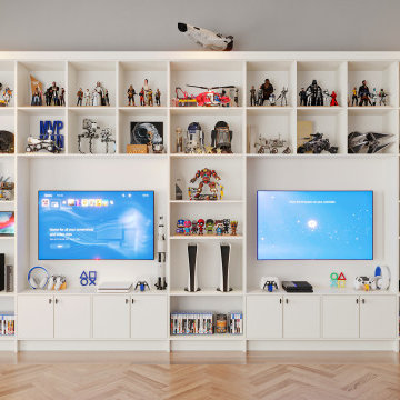 Modern White Game Center
