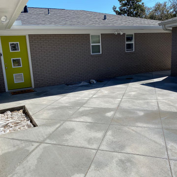 Concrete Design for a Courtyard