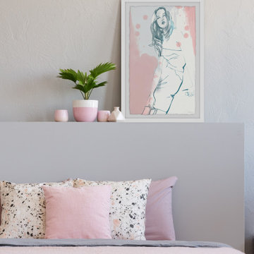 "Off Shoulder Tops" Framed Painting Print