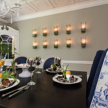 Nautical Navy Dining Room