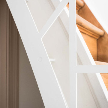 Garde corps CANVA sur escalier ancien