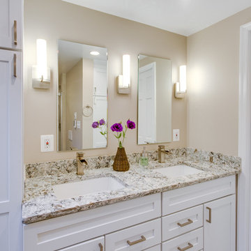 Transitional Bathroom Remodel - Master & Powder Takoma Park MD