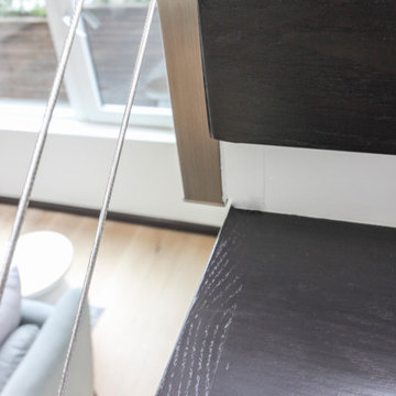 Project #70 | Open-Riser Staircase with Cable Railing