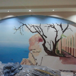 Mural. "Greek paysage" - Products