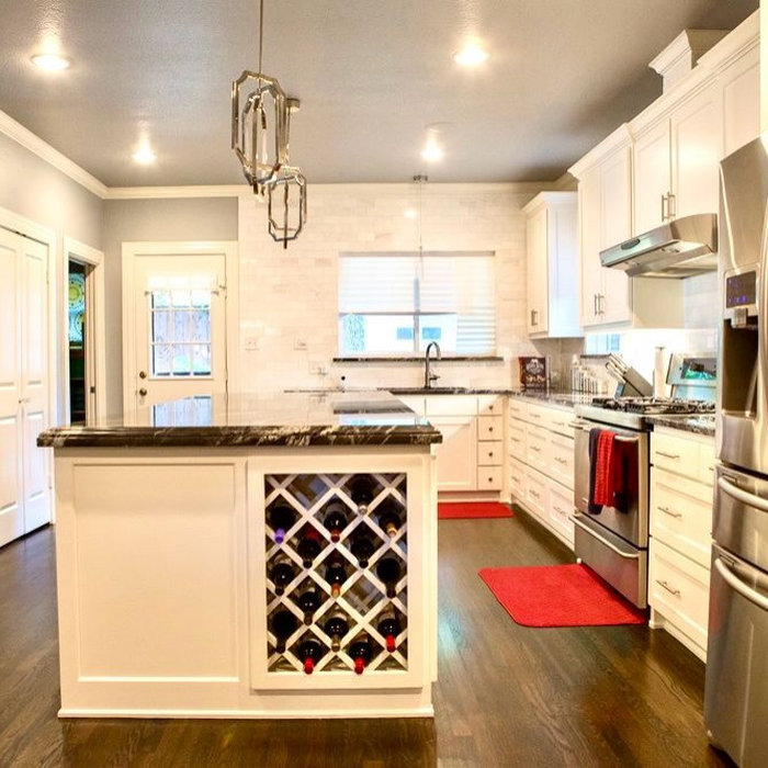 home renovation and kitchen remodel in the Kessler Park neighborhood of Oak Cliff in Dallas.