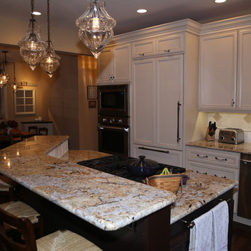 Classic Philadelphia Kitchen Remodel | Elegant Cream Cabinetry & Granite Counter