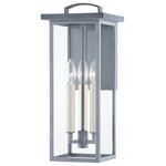 Troy Lighting - Eden Three Light Exterior Wall Sconce, Weathered Zinc - Stylish and bold. Make an illuminating statement with this fixture. An ideal lighting fixture for your home.