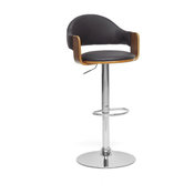 Berne Black Modern Barstool