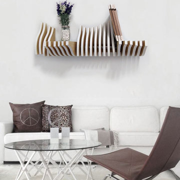 Modular and interactive bookshelf