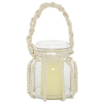 Coastal Clear Glass Candle Lantern 67180